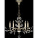 Crystal Laurel 5 Light 32 inch Silver Chandelier Ceiling Light