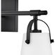 Foster 3 Light 22.75 inch Black Bath Light Wall Light in Etched Opal