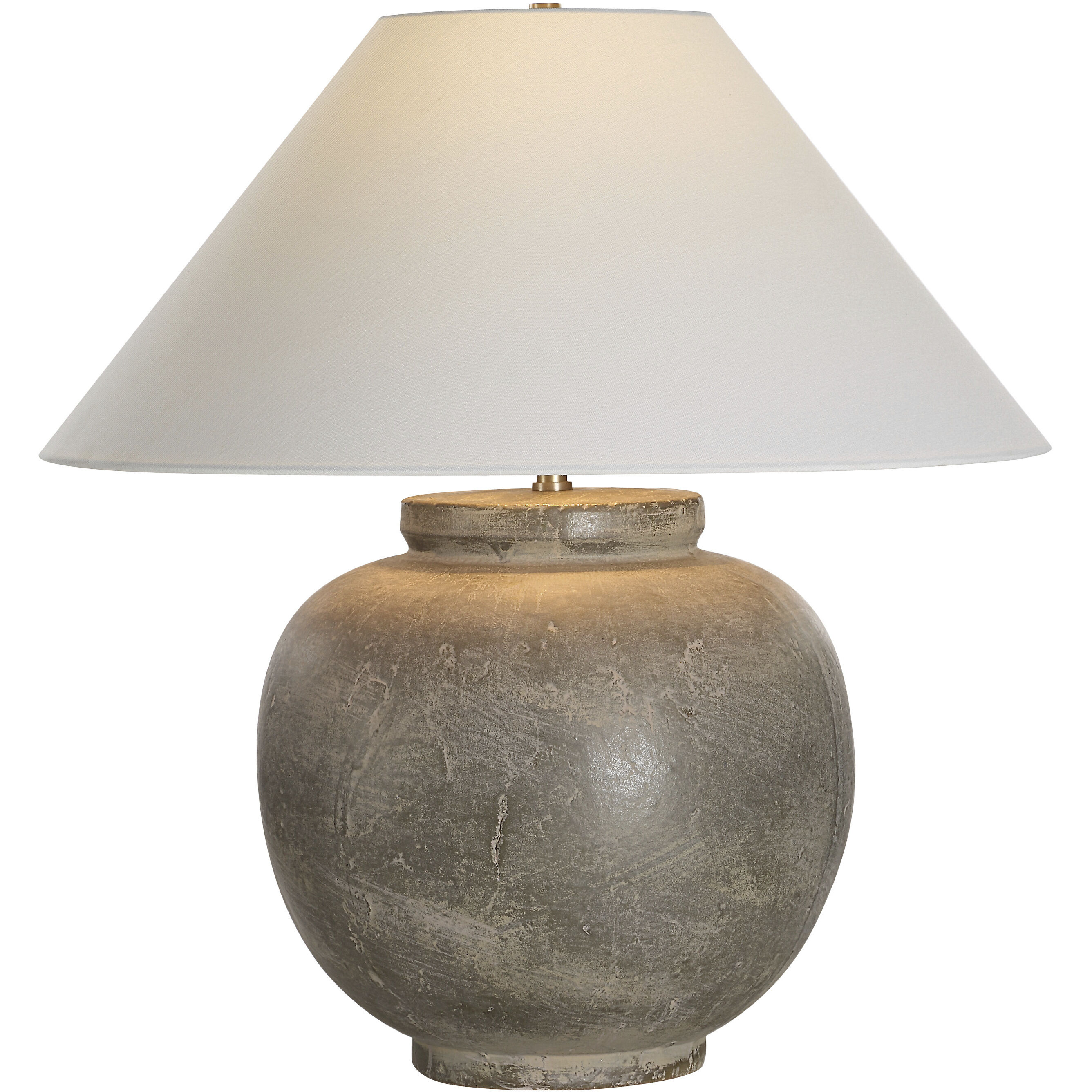 Olivia 25 inch 8.5 watt Olive Wash Table Lamp Portable Light