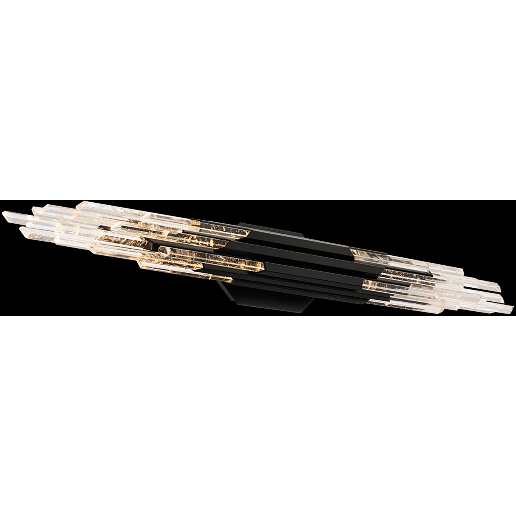 Beyond Organza LED 38 inch Black Bath Vanity & Wall Light