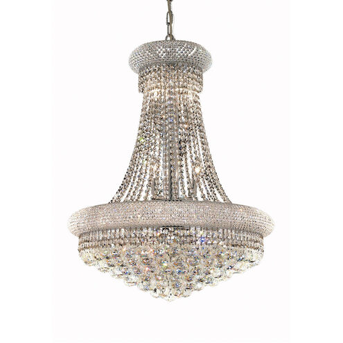 Primo 14 Light 24 inch Chrome Dining Chandelier Ceiling Light in Royal Cut