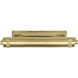 Wyatt 2 Light 18.5 inch Modern Brass Wall Sconce Wall Light