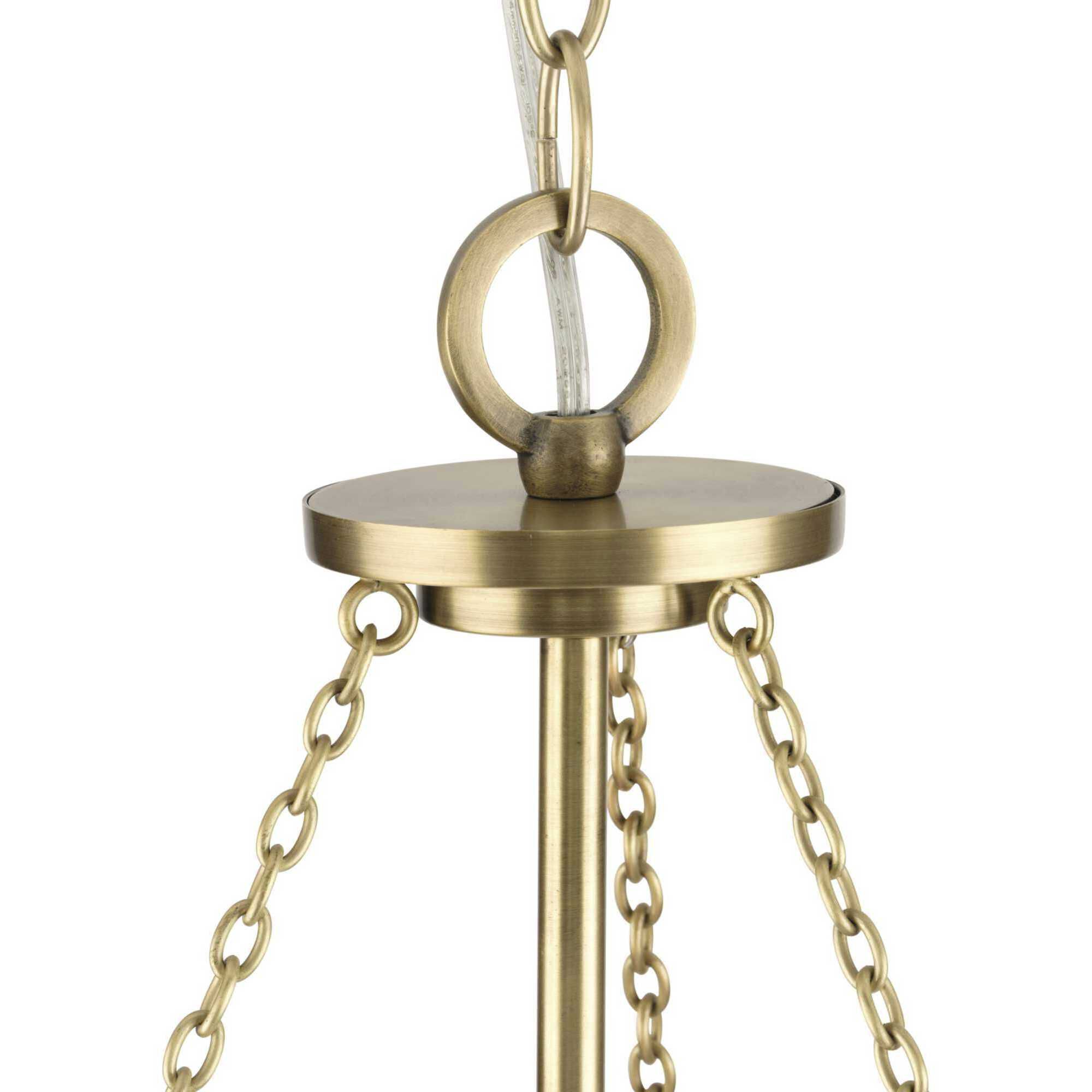 Laila 5 Light 30 inch Vintage Brass Chandelier Ceiling Light, Design Series