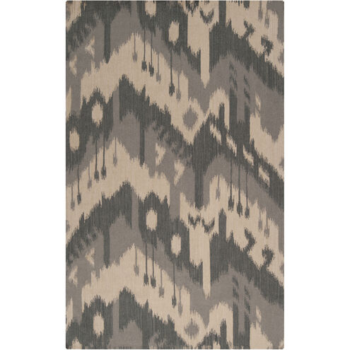 Jewel Tone 66 X 42 inch Khaki, Medium Gray, Charcoal Rug