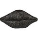 Lips Black Fiber Cement Statue