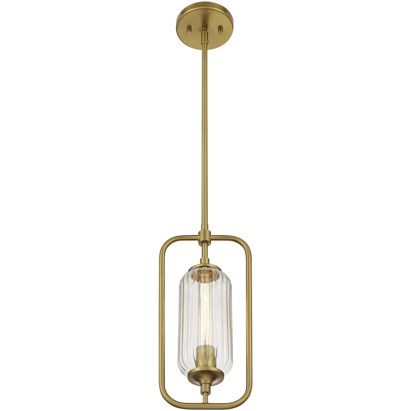 Holton 1 Light 6.5 inch Warm Brass Mini-Pendant Ceiling Light