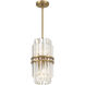 Hayes 4 Light 8 inch Aged Brass Mini Pendant Ceiling Light