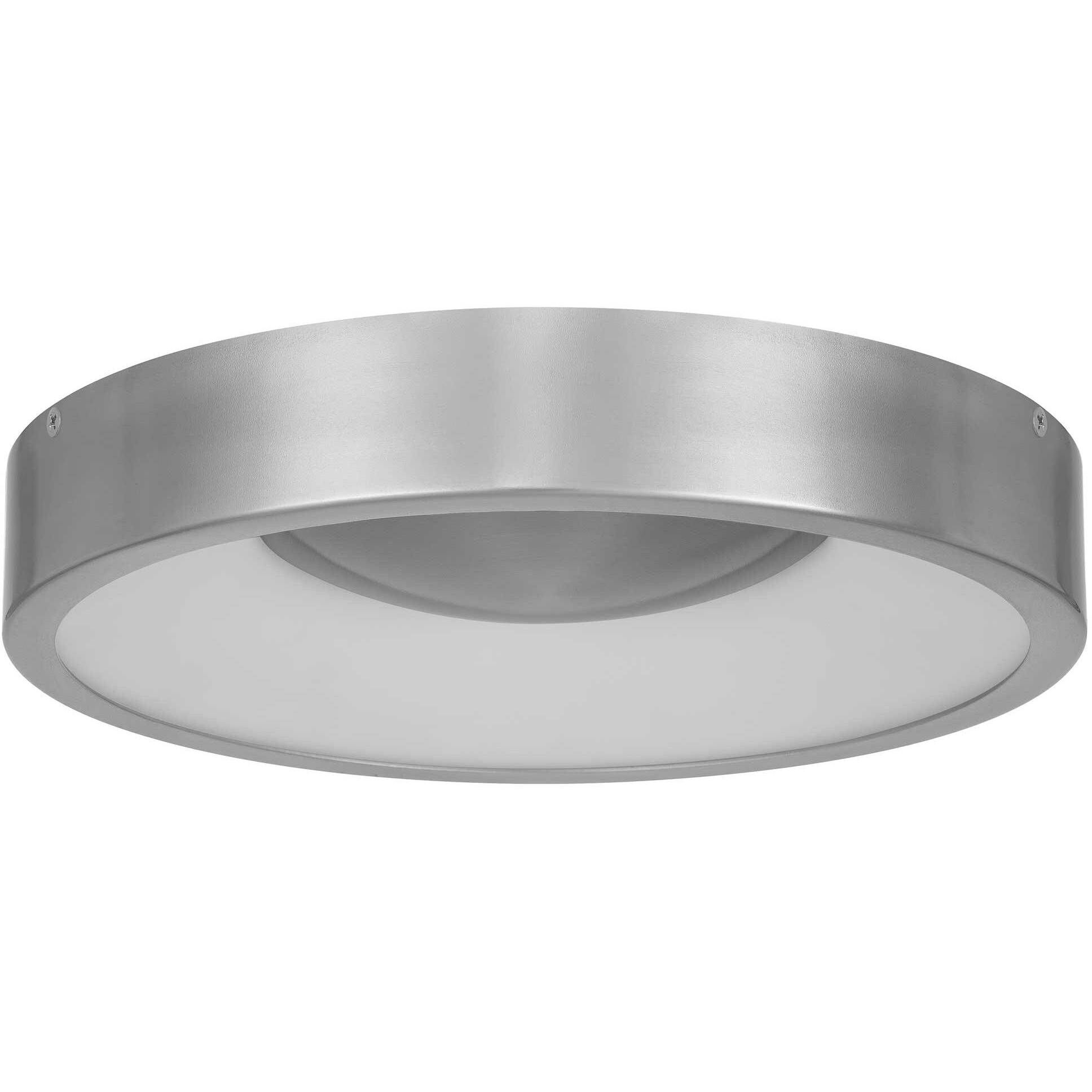 Stellar LED 11 inch Brushed Aluminum Outdoor Flush Mount