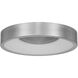 Stellar LED 11 inch Brushed Aluminum Outdoor Flush Mount