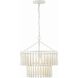 Tiana 1 Light 15.5 inch Matte White Chandelier Ceiling Light