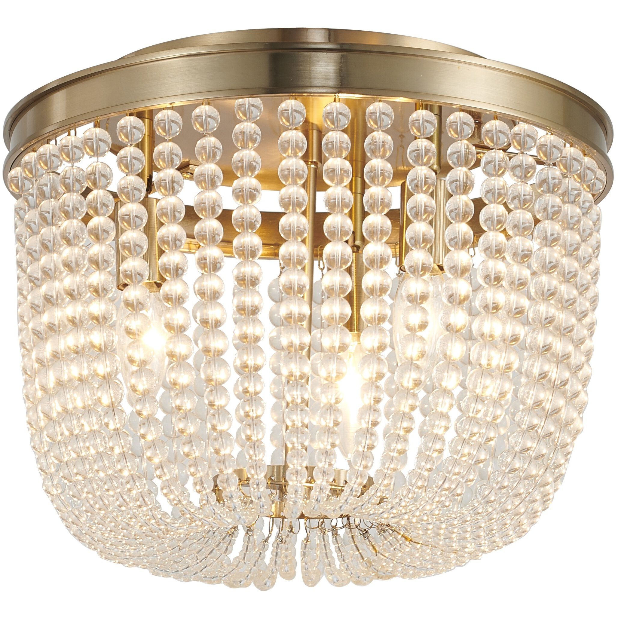 LA Series 3 Light 14.00 inch Semi-Flush Mount