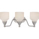 Kirk LED 21 inch Polished Nickel Vanity Light Wall Light