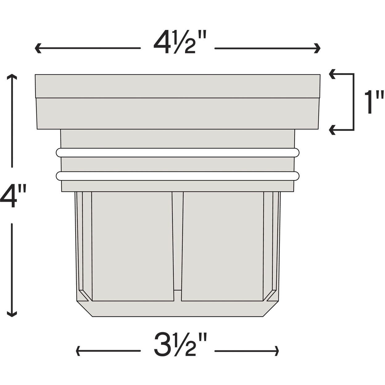 Hardy Island Flat Top 12v 12.00 watt Matte Bronze Landscape Well Light, Variable Output