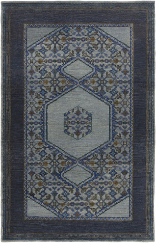 Loren 156 X 108 inch Blue Rug, Rectangle