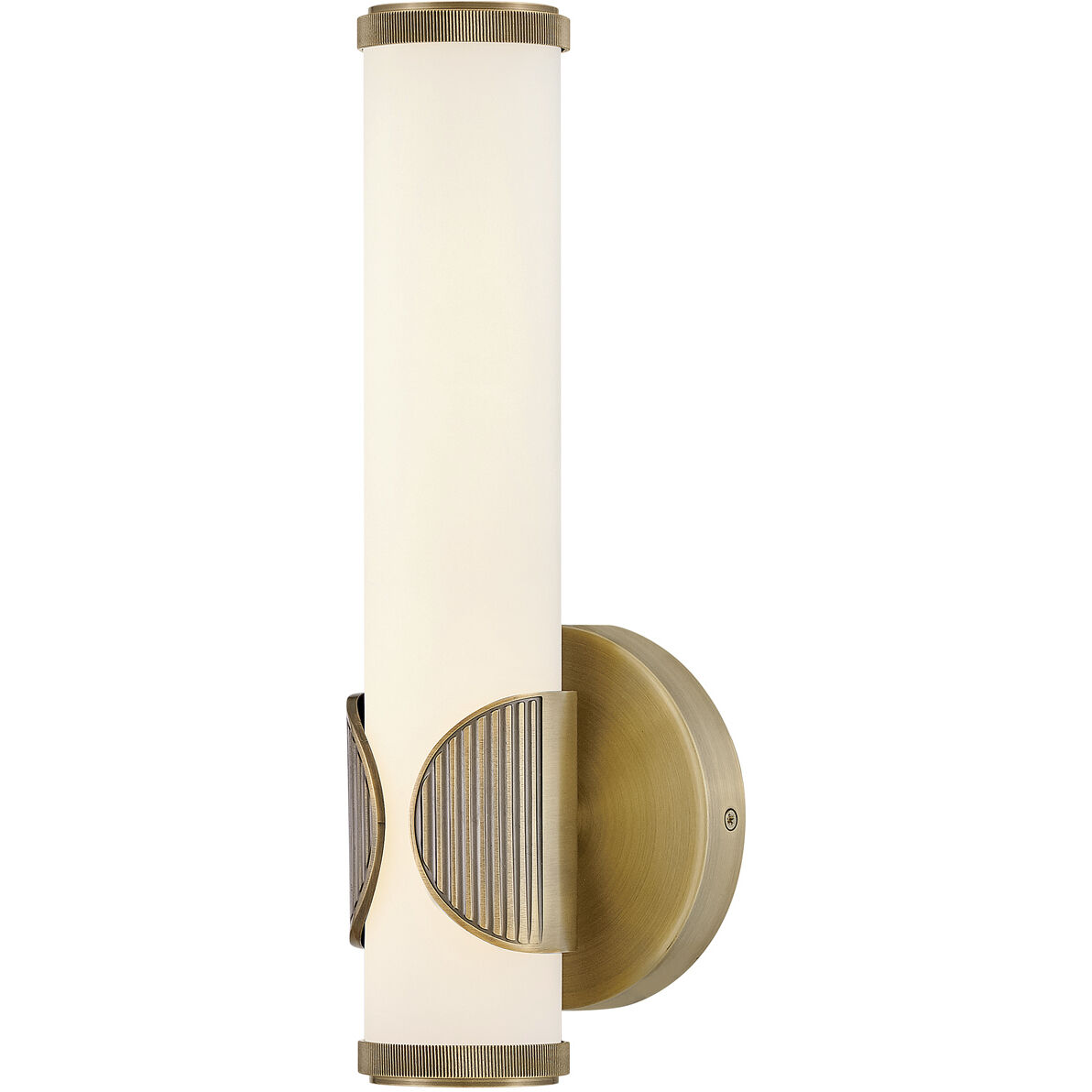 Femi LED 4.75 inch Lacquered Brass Bath Light Wall Light