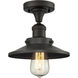 Franklin Restoration Railroad 1 Light 7 inch Oil Rubbed Bronze Semi-Flush Mount Ceiling Light, Franklin Restoration