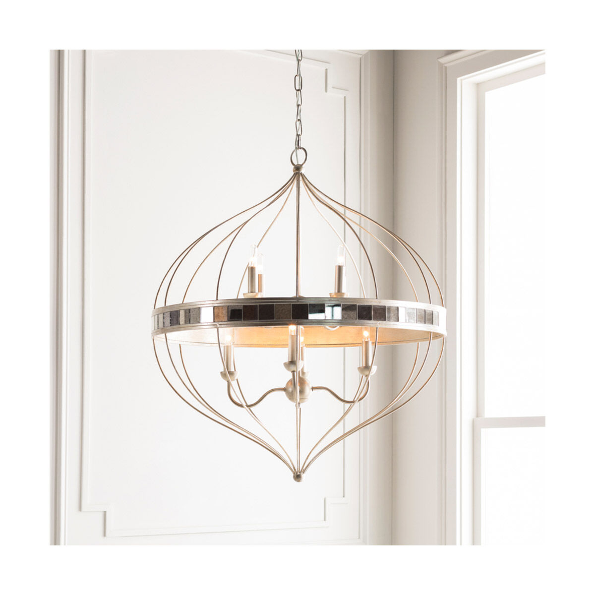 Aerial 8 Light 29 inch Pendant Ceiling Light