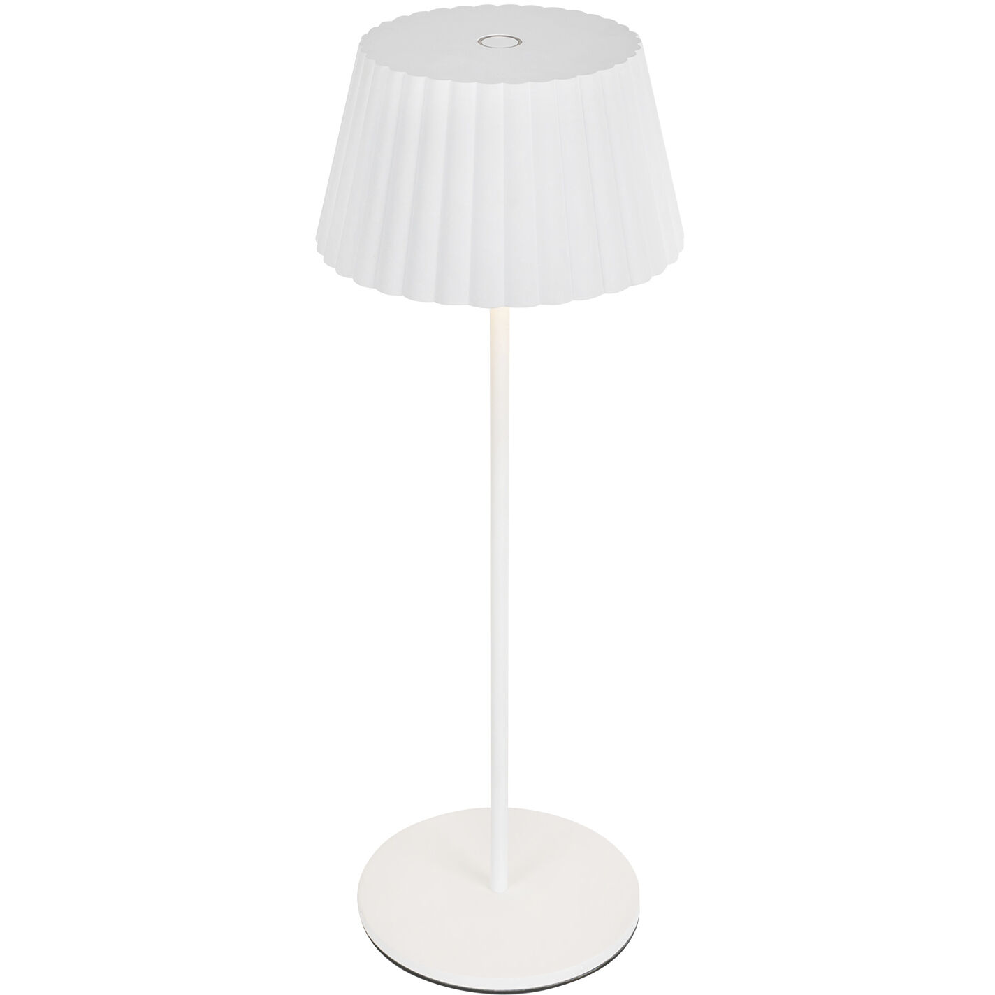 Dario 14.75 inch 3 watt White Table Lamp Portable Light