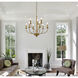 Westley 9 Light 28 inch Brass Pendant Ceiling Light