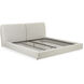Zeppelin Light Grey Bed, Queen