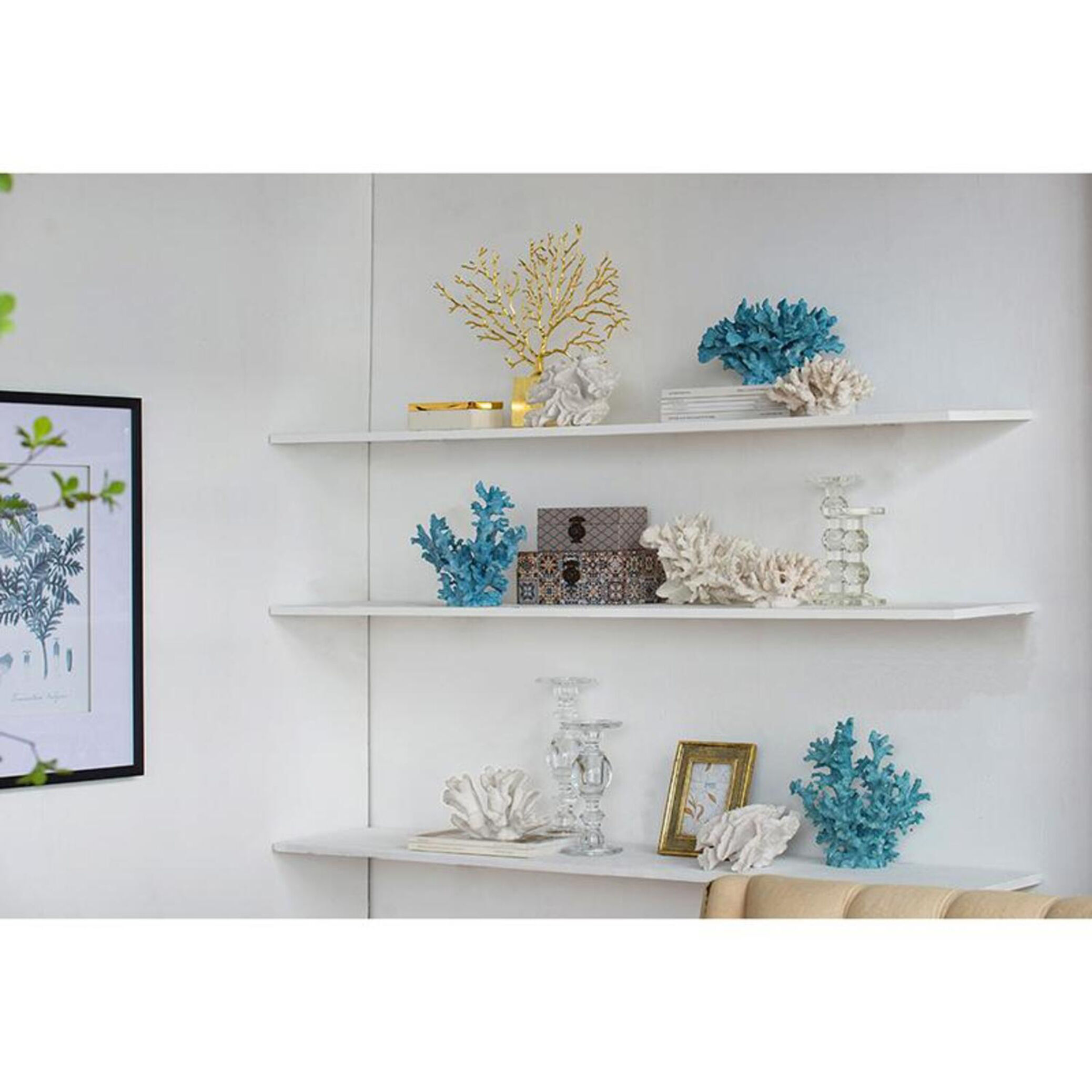 Coral Light Blue Décor