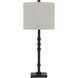 Lohn 29.5 inch 150 watt Molé Black Table Lamp Portable Light