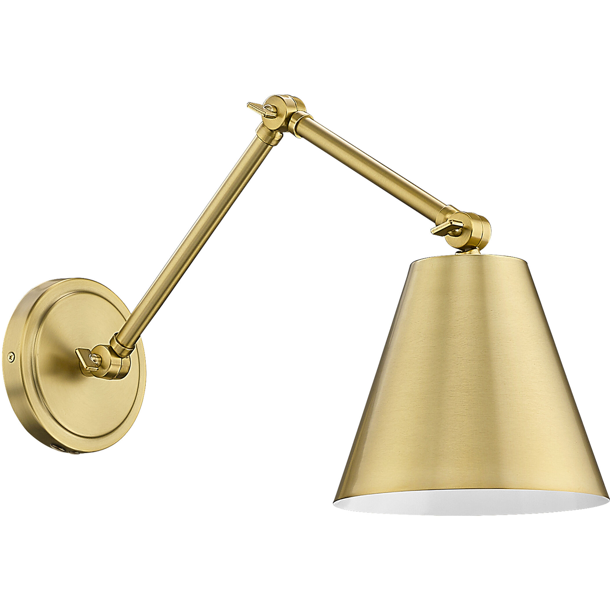 Regent 1 Light 7.5 inch Modern Gold Wall Sconce Wall Light