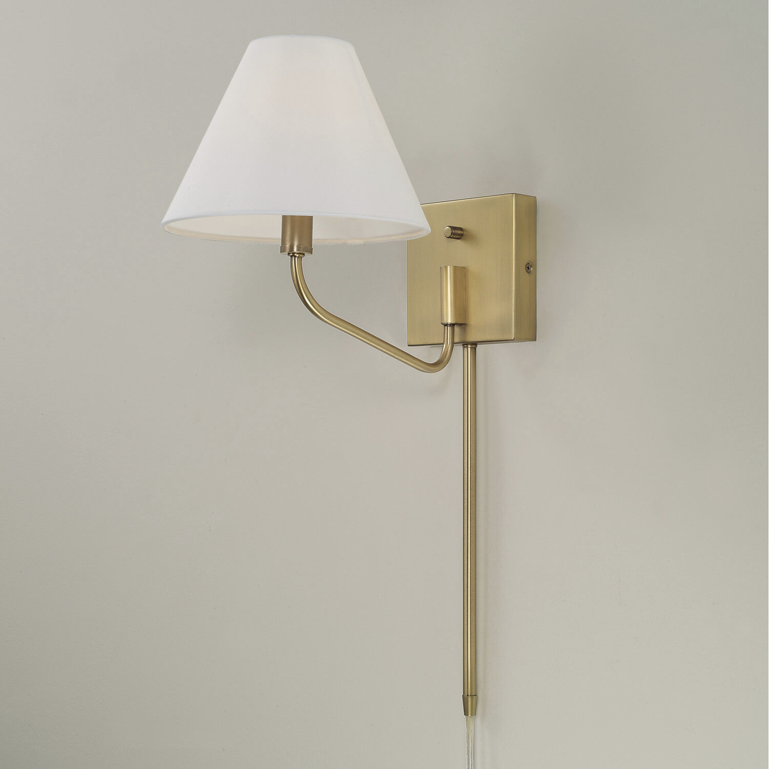 Chadwick Sconce Wall Light in Aged Brass