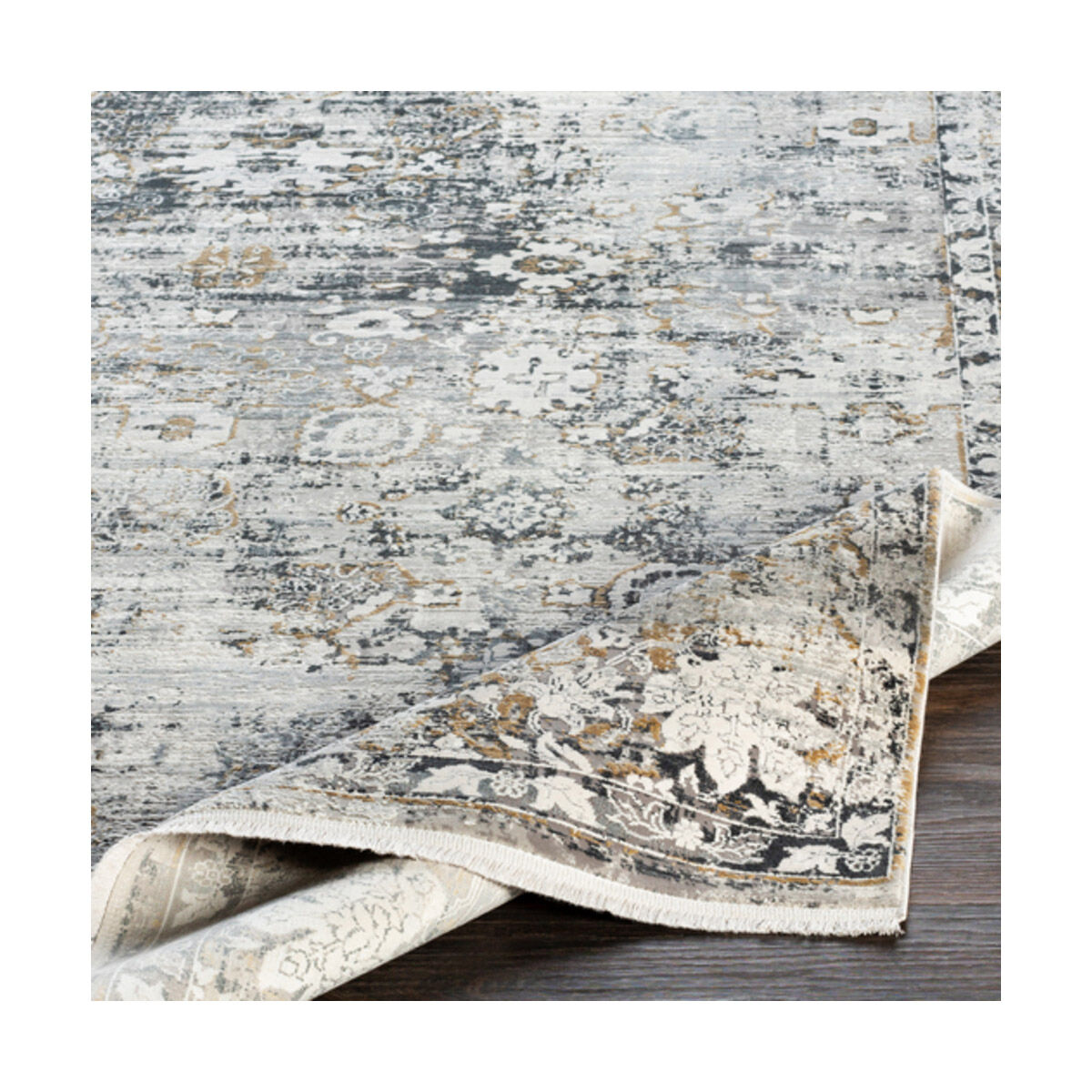 Comfort 90 X 60 inch Black Rug, Rectangle