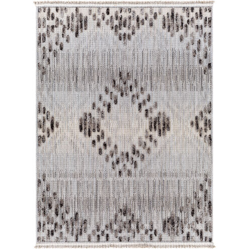 Zaragoza 84 X 63 inch Charcoal/Medium Gray/Cream/Light Gray/Light Beige Rug