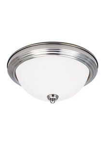 Geary 2 Light 12.5 inch Brushed Nickel Flush Mount Ceiling Light
