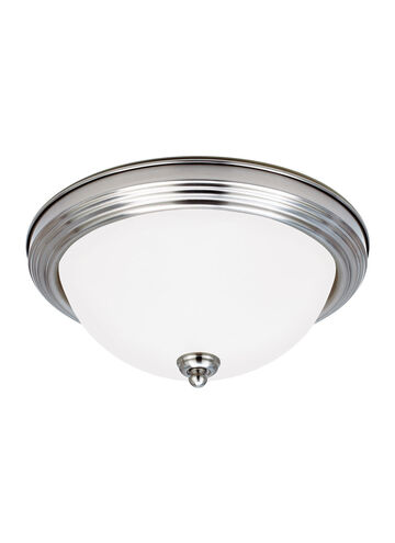Geary 2 Light 12.5 inch Brushed Nickel Flush Mount Ceiling Light