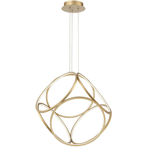 Glenview LED 24 inch Gold Pendant Ceiling Light, Small
