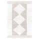 Salinas 36 X 24 inch White/Dark Brown/Beige Rugs, Rectangle