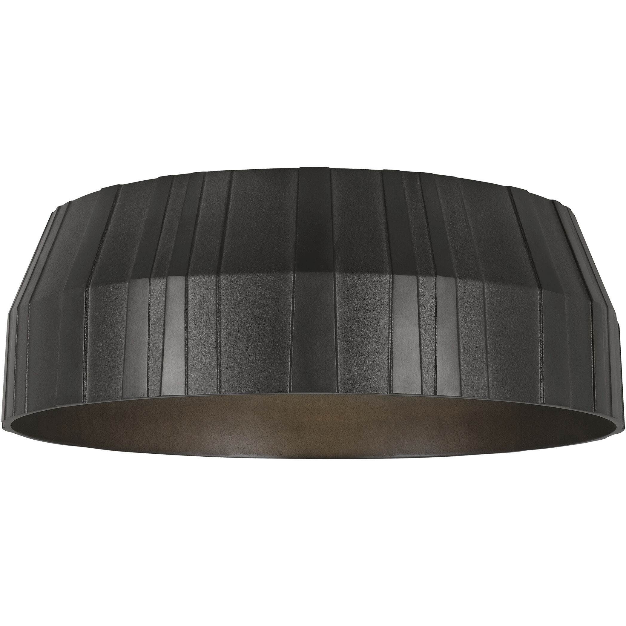Clodagh Bling LED 21.1 inch Plated Dark Bronze Flushmount Ceiling Light