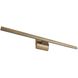 Vireo LED 28 inch Walnut Bath Bar Wall Light
