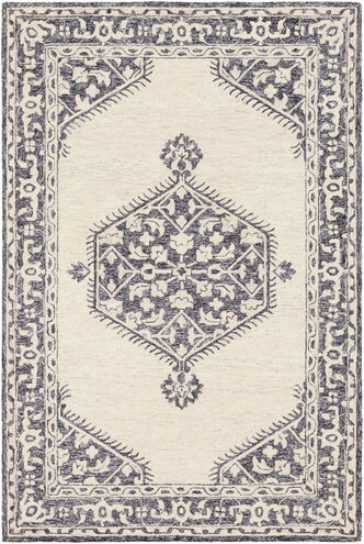 Granada 36 X 24 inch Black Rug in 2 x 3, Rectangle