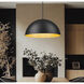 Vega 3 Light 31.5 inch Matte Black Pendant Ceiling Light