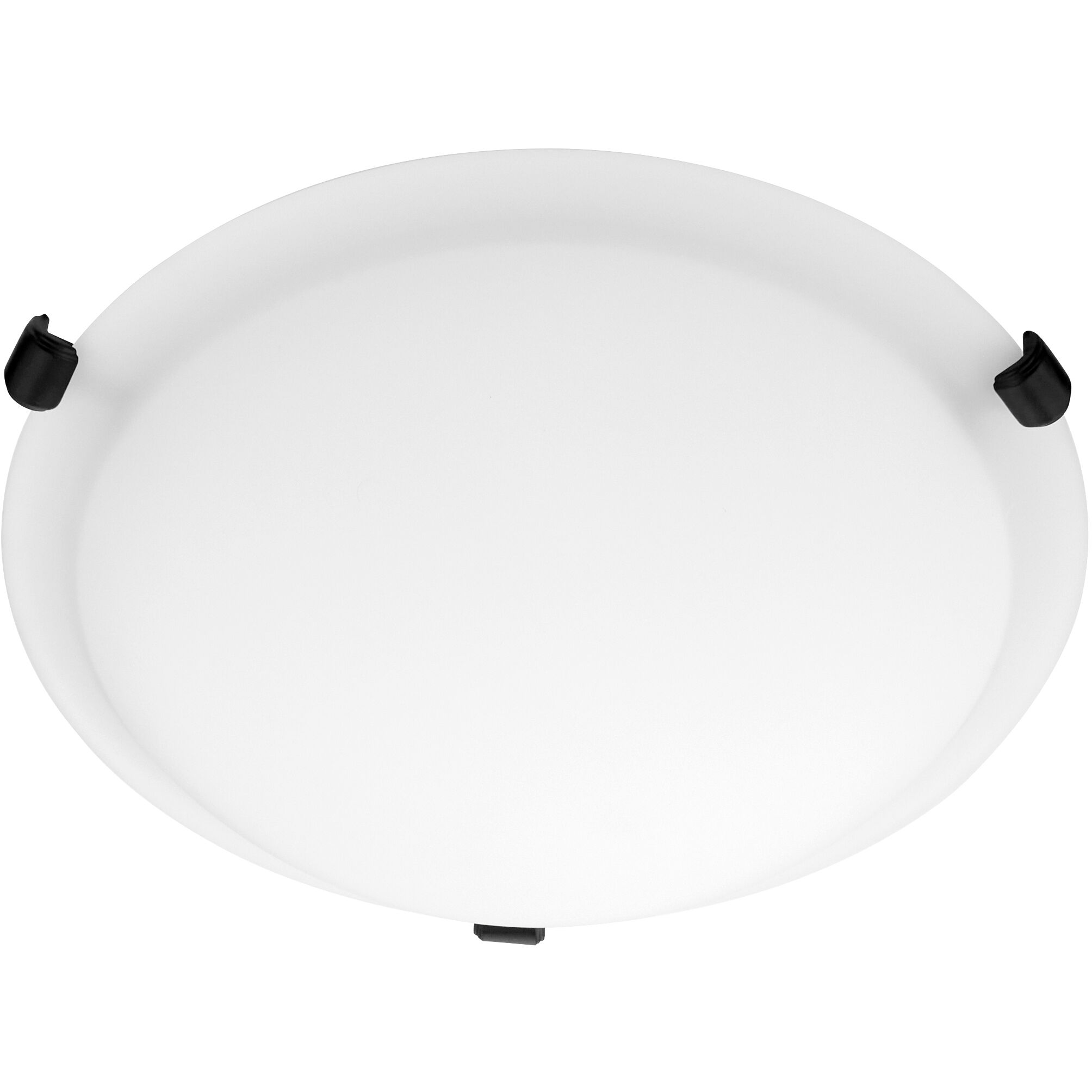Satin Ceiling Mounts 2 Light 12 inch Matte Black Flush Mount Ceiling Light