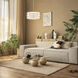 Aria Falls LED 22 inch Golden Mist Pendant Ceiling Light