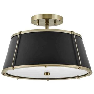 Clarke 2 Light 15.00 inch Semi-Flush Mount