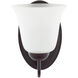 Winslow 1 Light 6 inch Dark Brown Wall Sconce Wall Light