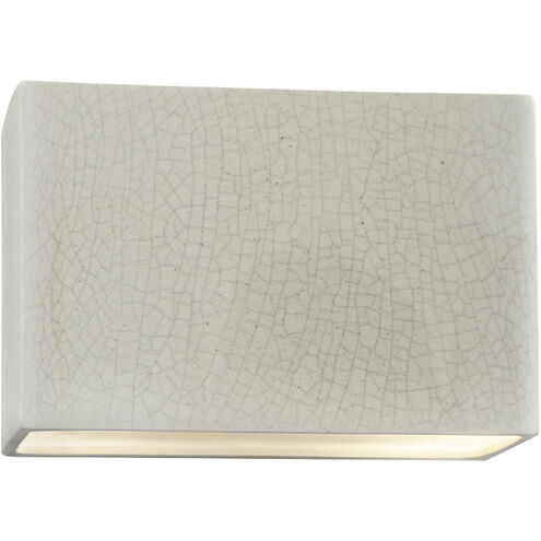 Ambiance Collection LED 10 inch White Crackle Outdoor Wall Sconce