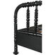 Bachelor Hand Rubbed Black Bed, Queen