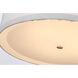 kate spade new york Walker LED 30 inch Light Cream Hanging Shade Ceiling Light in Natural Linen, Large