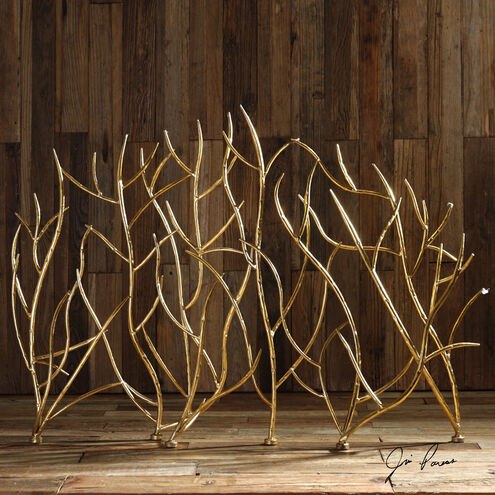 Uttermost 18796 Gold Branches 48 X 32 inch Fireplace Screen