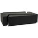 Element 68 X 36 inch Matte Black Coffee Table