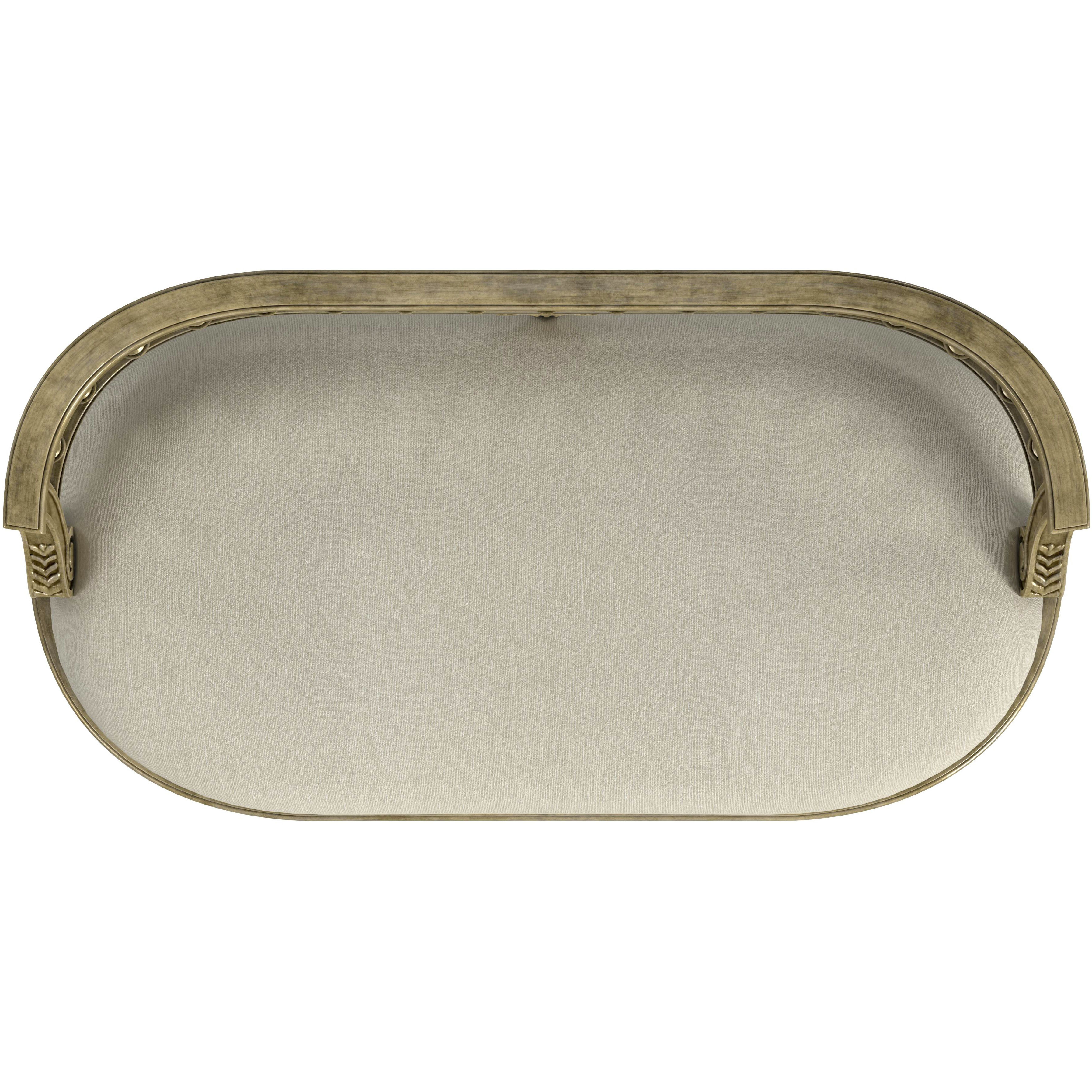 Hathaway 37" Upholstered Bench in Beige