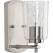 Adley 1 Light 5 inch Brushed Nickel Bath Vanity Wall Light