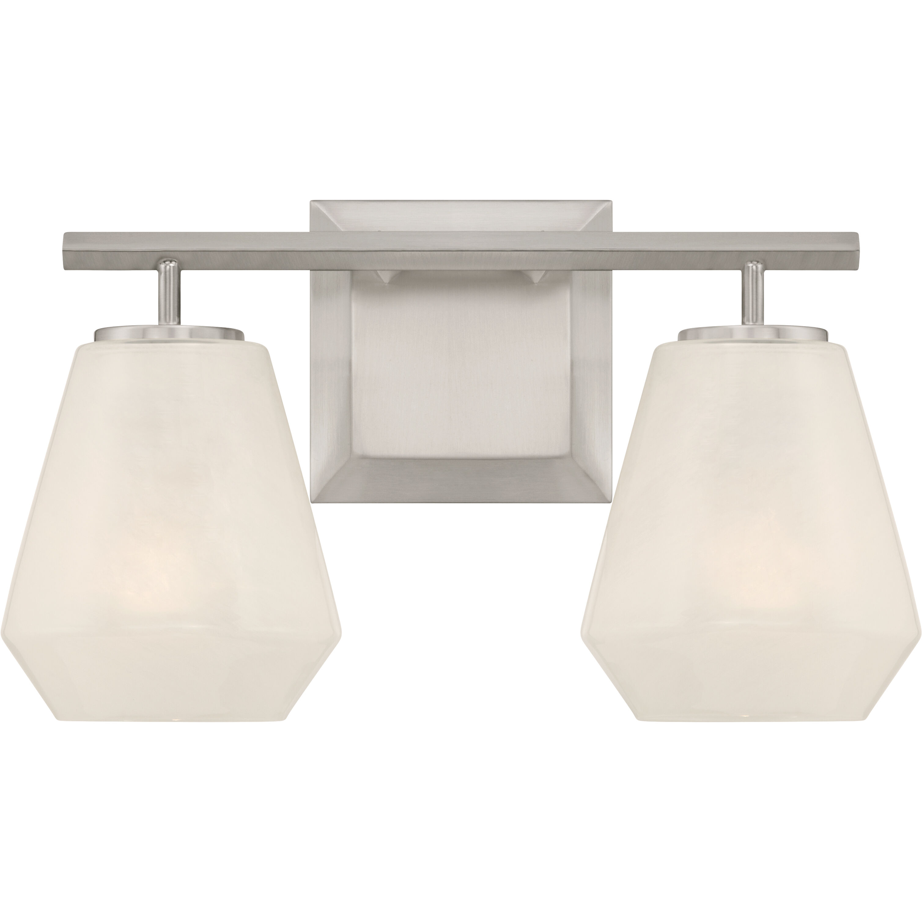 Siena 2 Light 14.25 inch Brushed Nickel Vanity Wall Light